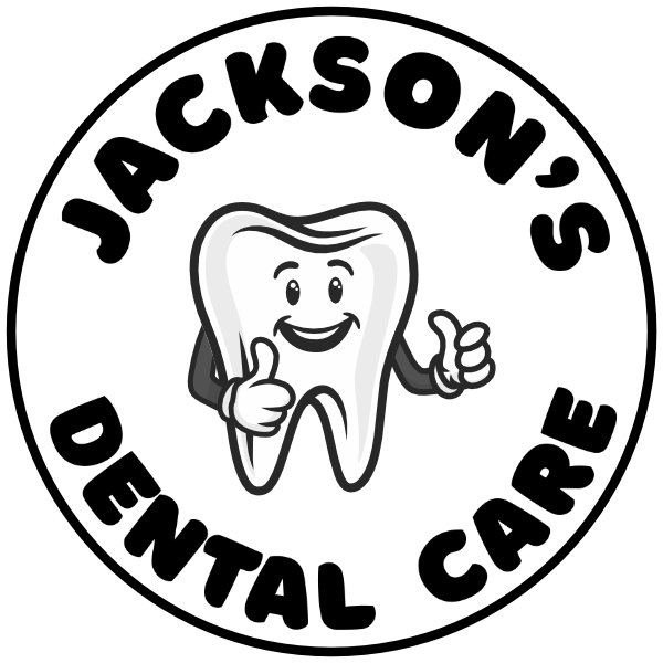 Jackson's Dental Care round logo with smiling tooth
